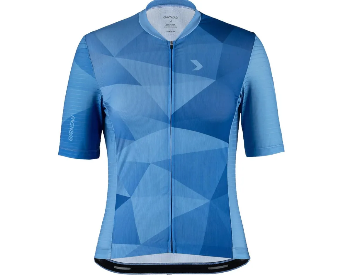 Louis Garneau Women's Premium Short Sleeve Jersey (Sky Blue/Steel Blue) (L)