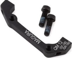 Magura Disc Brake Adapters (Black) (QM12) (IS Mount) (180mm Front, 160mm Rear)