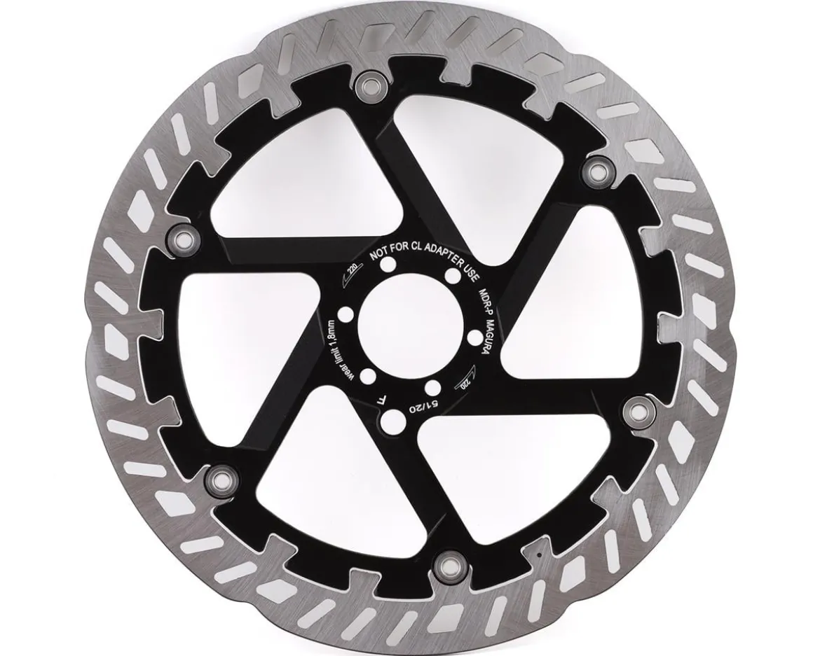 Magura MDR-P Disc Rotor Kit (Black/Silver) (6-Bolt) (220mm)