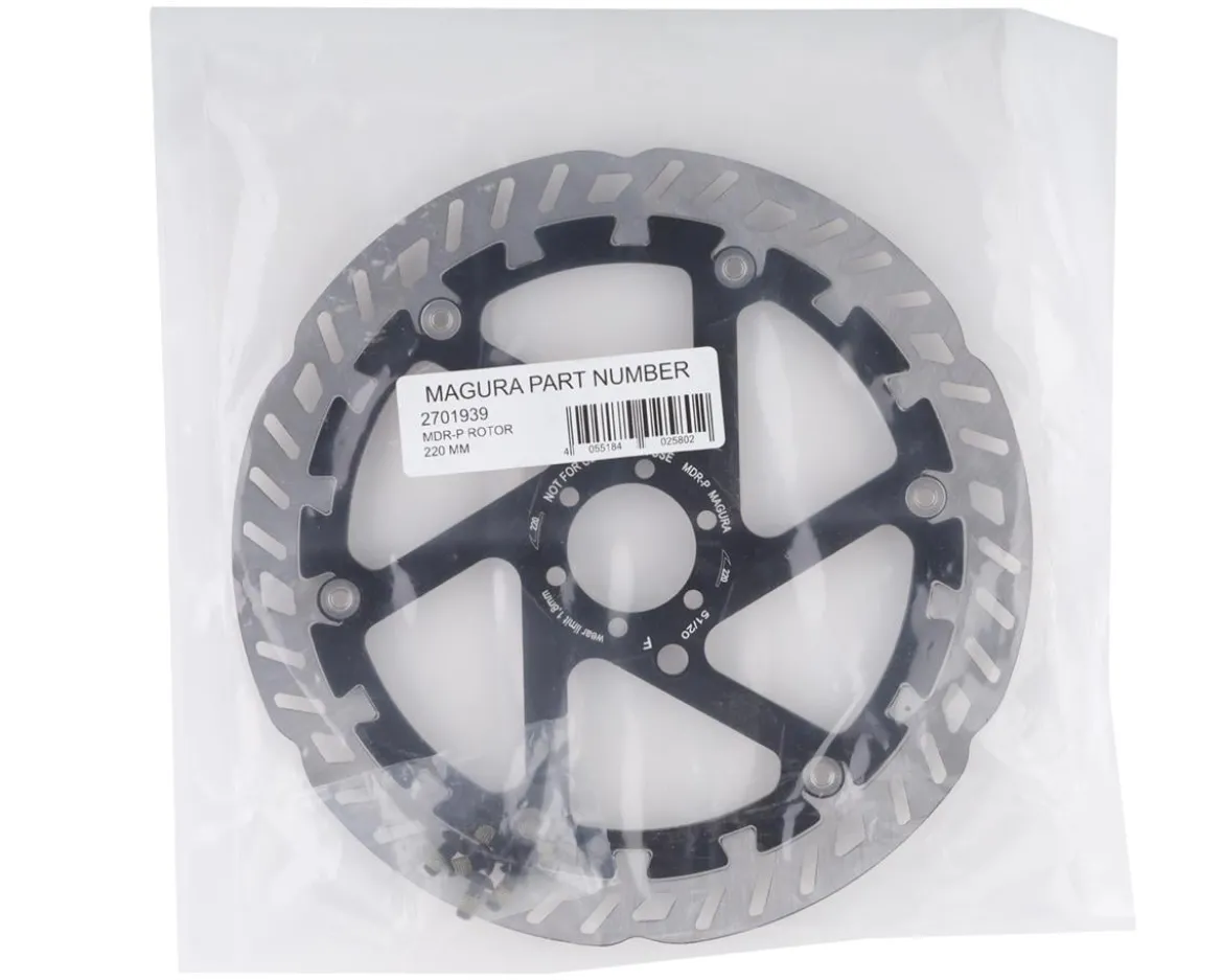 Magura MDR-P Disc Rotor Kit (Black/Silver) (6-Bolt) (220mm)