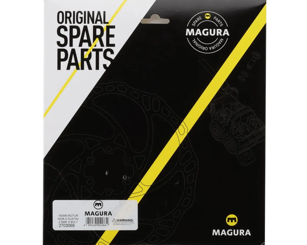 Magura MDR-S Disc Brake Rotor (Silver) (6-Bolt) (180mm) (2.5mm Thick)
