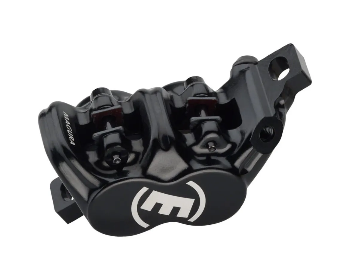 Magura MT C5 ABS Disc Brake Caliper (ABS) (Black/Laser Silver) (Post Mount) (4-Piston)