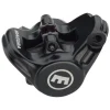 Magura MT C4 ABS FM Disc Brake Caliper (ABS) (Black/Laser Silver) (Flat Mount) (2-Piston)