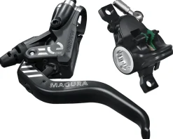 Magura MT4 eSTOP Disc Brake & Lever (Black) (Front or Rear) (Hydraulic) (Post Mount)