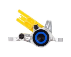 Magura MT8/MT6/MT Trail SL Disc Brake Caliper (Chrome/Blue) (Rear) (Post Mount) (2-Piston)