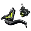 Magura MT8 SL Disc Brake & Lever (Grey/Yellow) (Front or Rear) (Hydraulic) (Flat Mount)