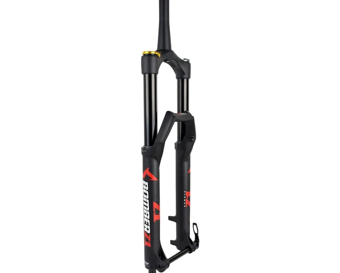 Marzocchi Bomber Z1 Coil Suspension Fork (Matte Black) (27.5") (170mm) (15 x 110mm) (44mm Offset) (GRIP) (Sweep Adjust)