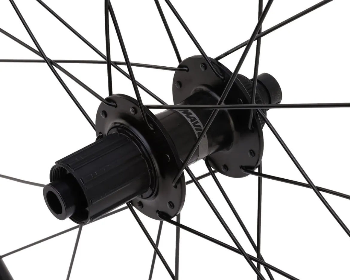 Mavic Aksium 1 Disc Road Wheel (Black) (Shimano HG 11/12) (Front & Rear) (12x100mm, 12x142mm) (700c) (Centerlock) (Tube