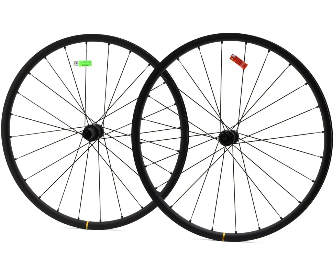Mavic Ksyrium S Disc Road Wheelset (Black) (Shimano HG 11/12) (12x100mm, 12x142mm) (700c) (Centerlock) (Tubeless)