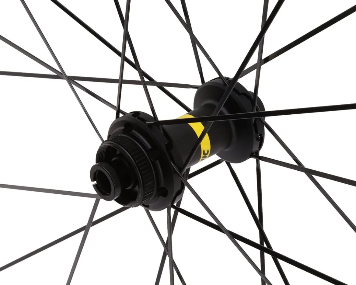 Mavic Ksyrium S Disc Road Wheelset (Black) (Shimano HG 11/12) (12x100mm, 12x142mm) (700c) (Centerlock) (Tubeless)