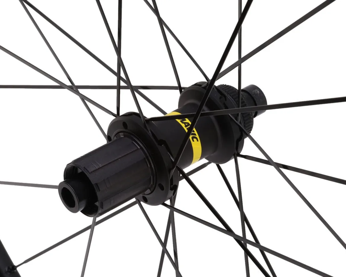 Mavic Ksyrium S Disc Road Wheelset (Black) (Shimano HG 11/12) (12x100mm, 12x142mm) (700c) (Centerlock) (Tubeless)