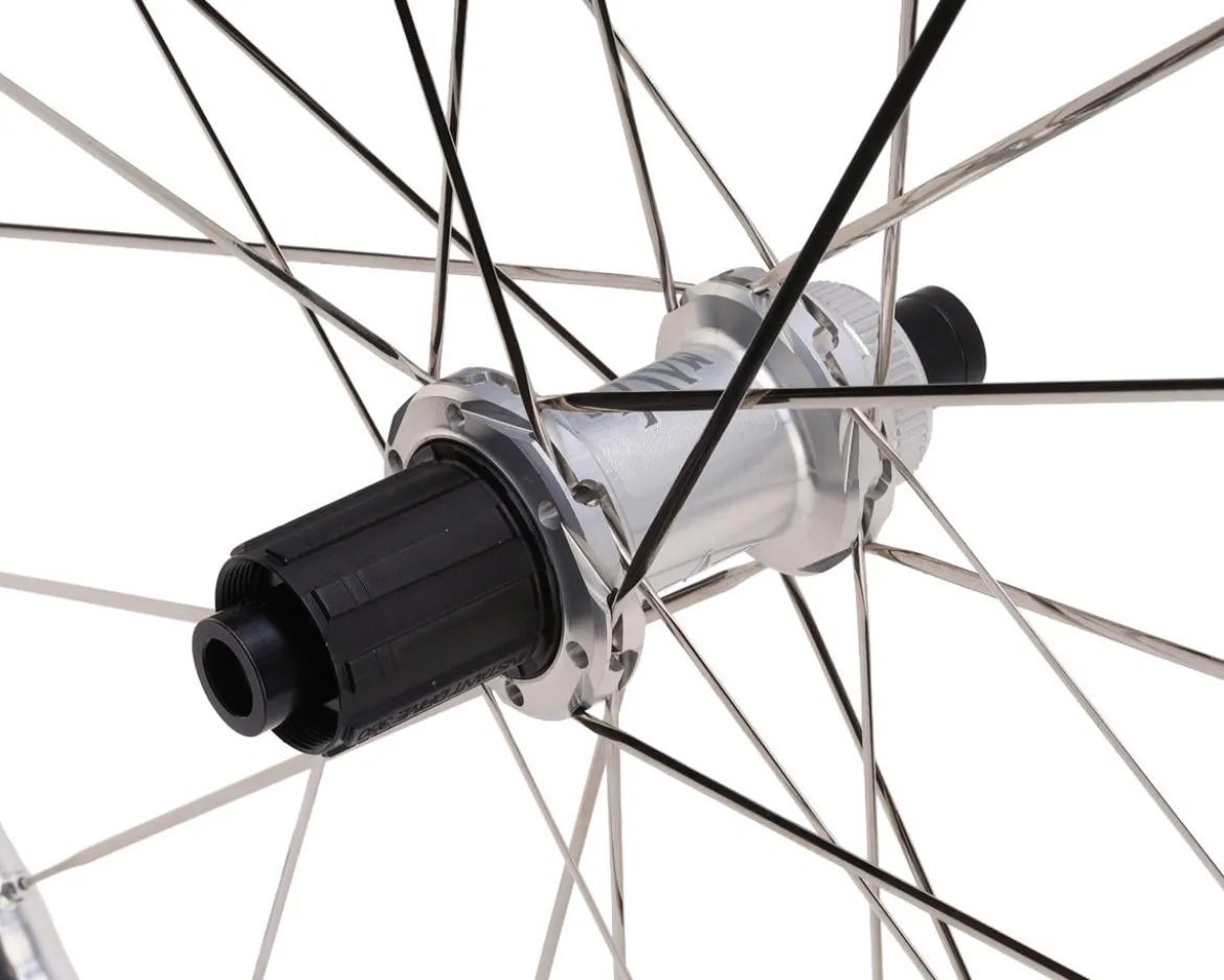 Mavic Ksyrium SL Disc Heritage Road Wheel (Silver) (Shimano HG 11/12) (Pair) (12x100mm, 12x142mm) (700c) (Centerlock) (Tubeless)