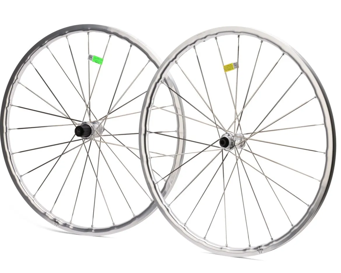 Mavic Ksyrium SL Disc Heritage Road Wheel (Silver) (Shimano HG 11/12) (Pair) (12x100mm, 12x142mm) (700c) (Centerlock) (Tubeless)