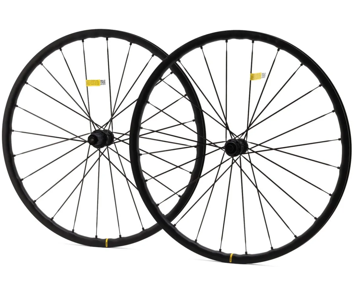 Mavic Ksyrium SL Disc Road Wheelset (Black) (Shimano HG 11/12) (12x100mm, 12x142mm) (700c) (Centerlock) (Tubeless)