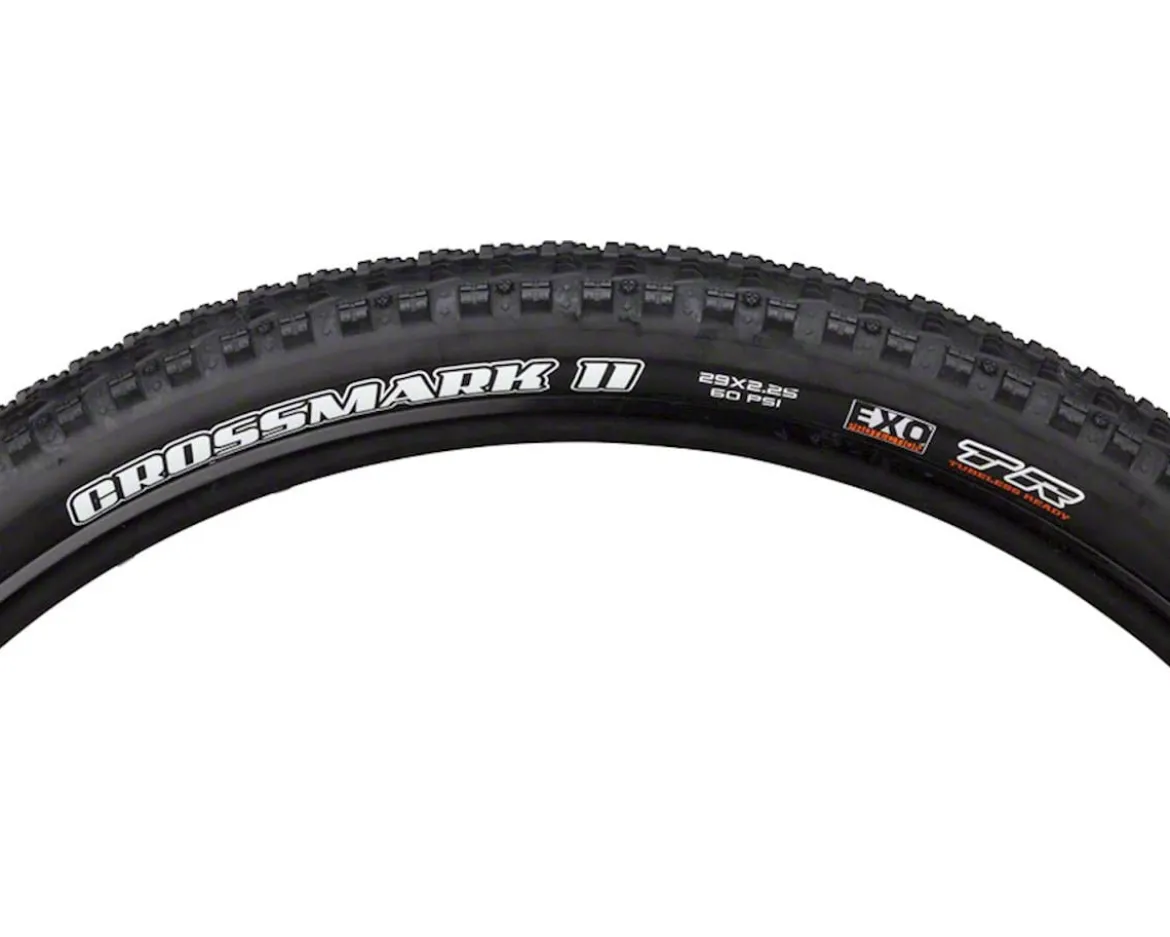 Maxxis Crossmark II Tubeless Mountain Tire (Black) (29") (2.25") (Dual/EXO)