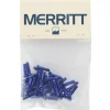 Merritt 14G Alloy Nipples (Blue) (Bag of 40)
