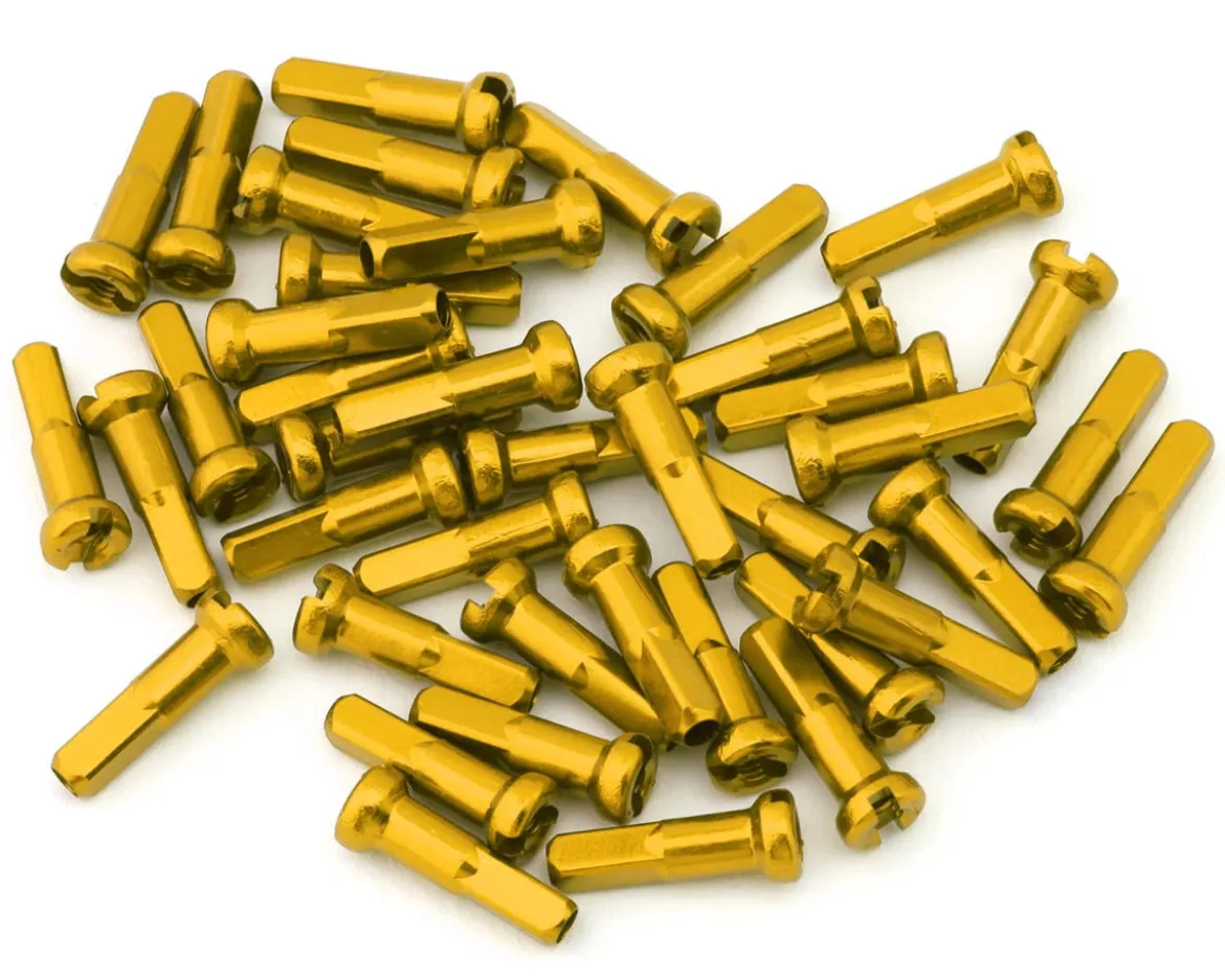 Merritt 14G Alloy Nipples (Bright Gold) (Bag of 40)