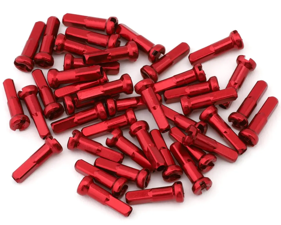 Merritt 14G Alloy Nipples (Red) (Bag of 40)