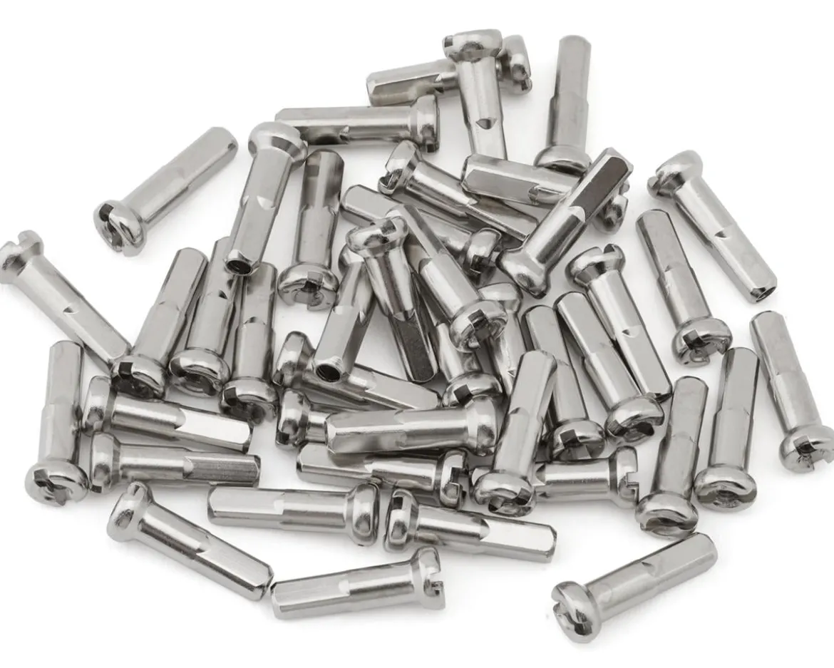 Merritt 14G Alloy Nipples (Silver) (Bag of 40)