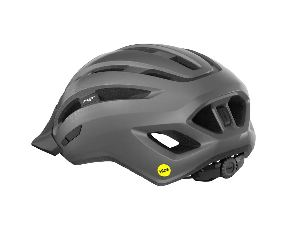 Met Downtown MIPS Helmet (Gray Glossy) (S/M)