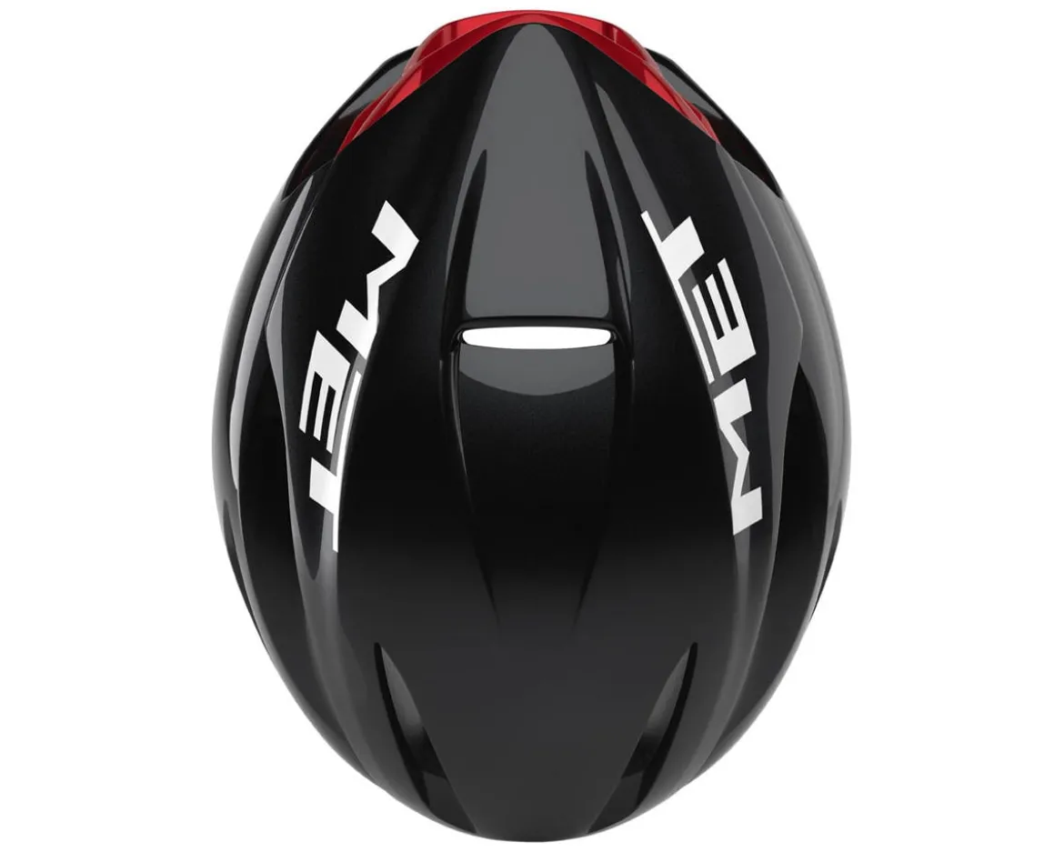 Met Manta MIPS Helmet (Black/Red Glossy) (L)