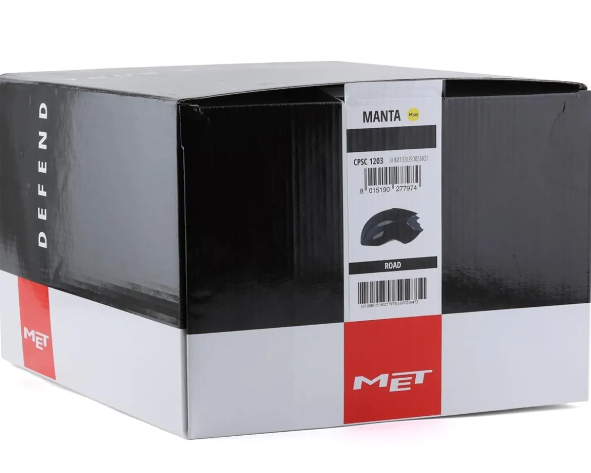 Met Manta MIPS Helmet (Matte/Gloss Black) (S)