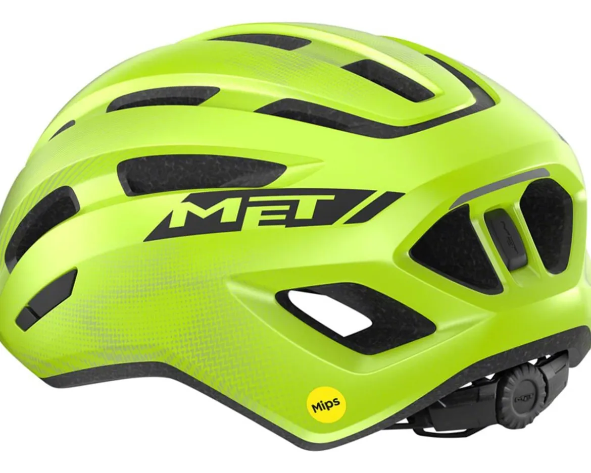 Met Miles MIPS Helmet (Gloss Fluorescent Yellow) (S/M)