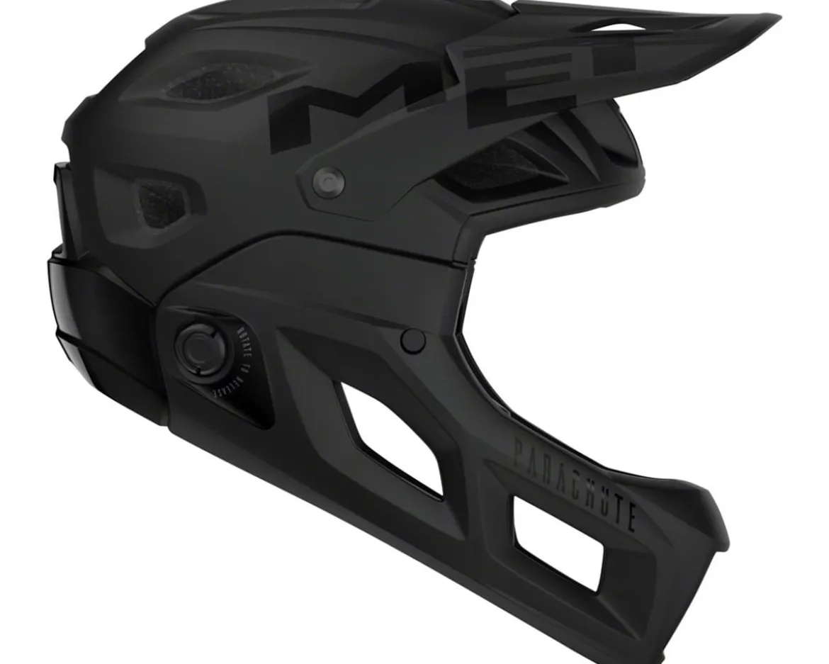Met Parachute MCR MIPS Helmet (Matte/Gloss Black) (S) (Convertible)