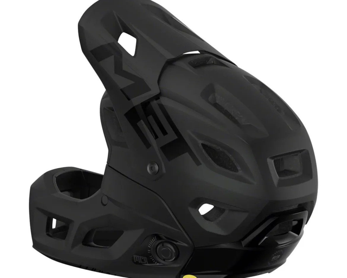 Met Parachute MCR MIPS Helmet (Matte/Gloss Black) (S) (Convertible)