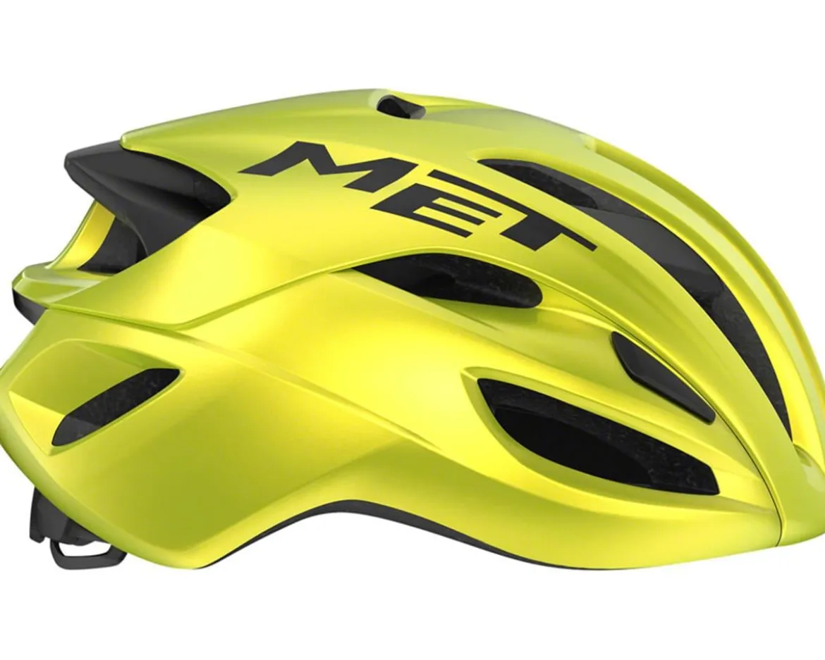Met Rivale MIPS Helmet (Gloss Lime Yellow Metallic) (S)