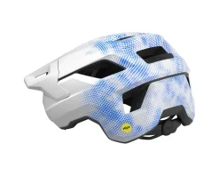 Met Shelter Youth Helmet (White/Blue) (Universal Youth)