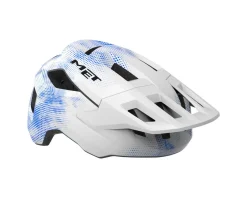 Met Shelter Youth Helmet (White/Blue) (Universal Youth)