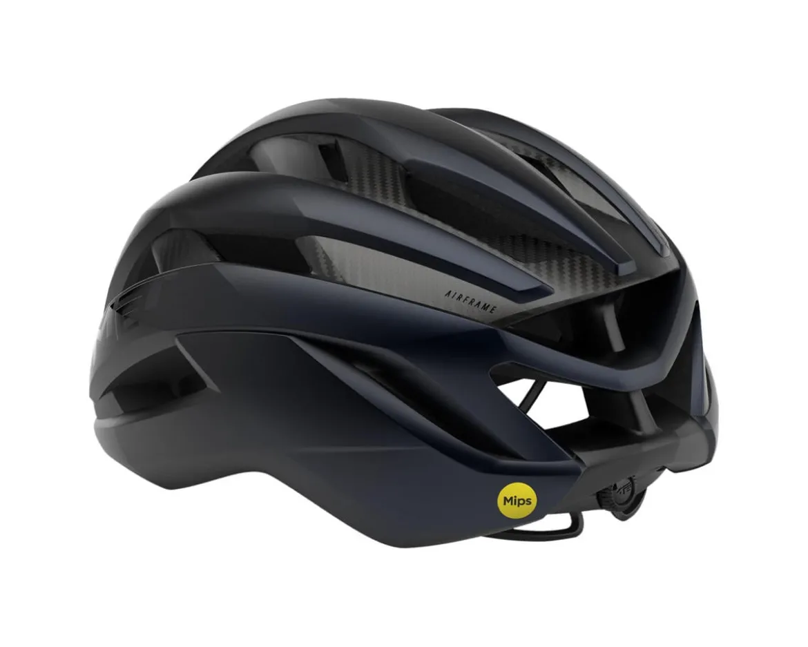 Met Trenta 3K Carbon MIPS Road Helmet (Black Matte) (M)