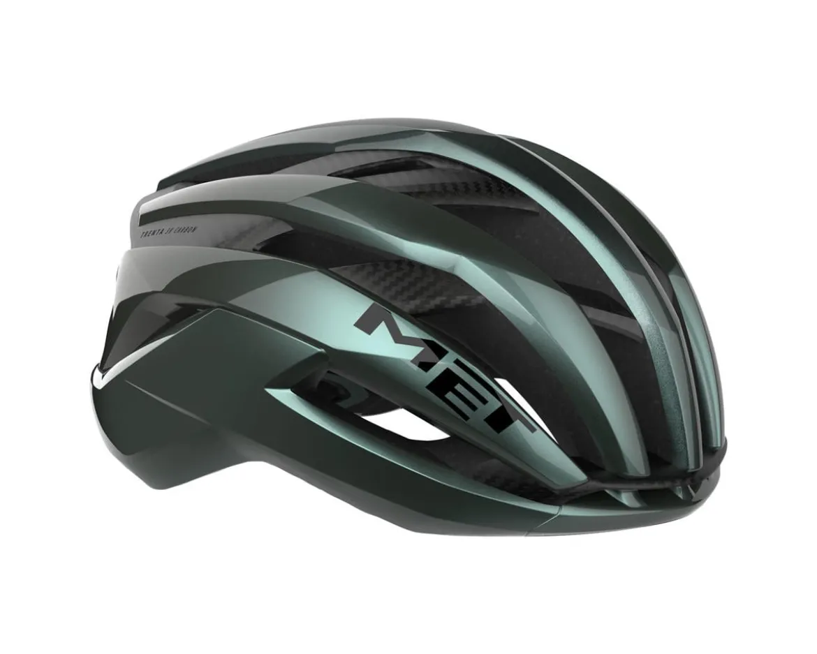 Met Trenta 3K Carbon MIPS Road Helmet (Hyper Teal) (M)