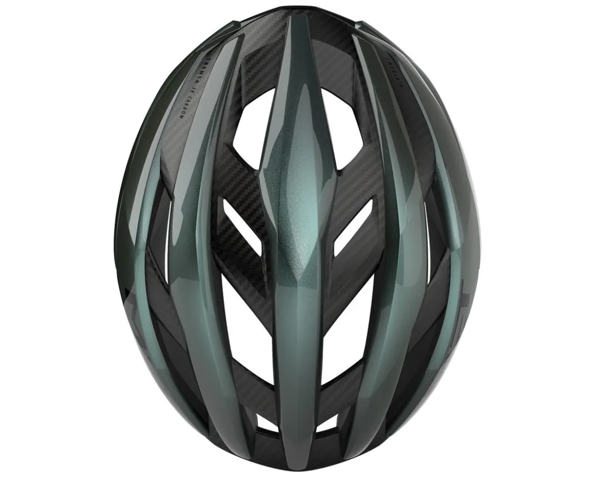 Met Trenta 3K Carbon MIPS Road Helmet (Hyper Teal) (M)