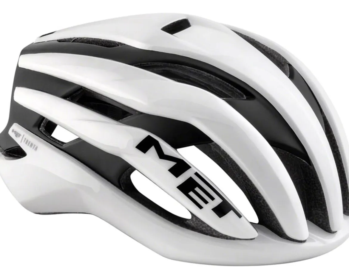 Met Trenta MIPS Road Helmet (Gloss White/Matte Black) (S)