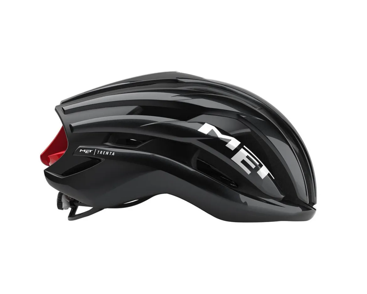 Met Trenta MIPS Road Helmet (Black/Red Gloss) (L)
