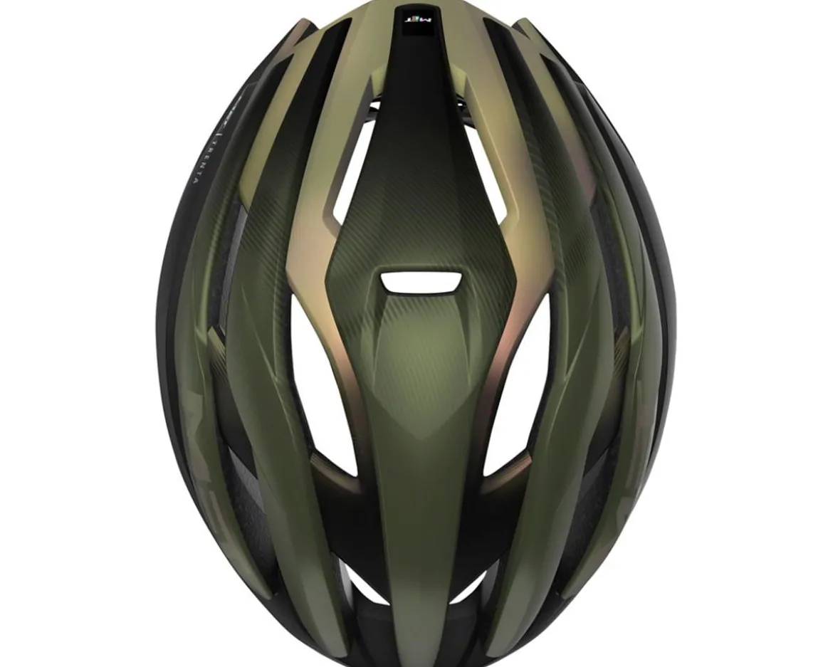 Met Trenta MIPS Road Helmet (Matte Olive Iridescent) (L)