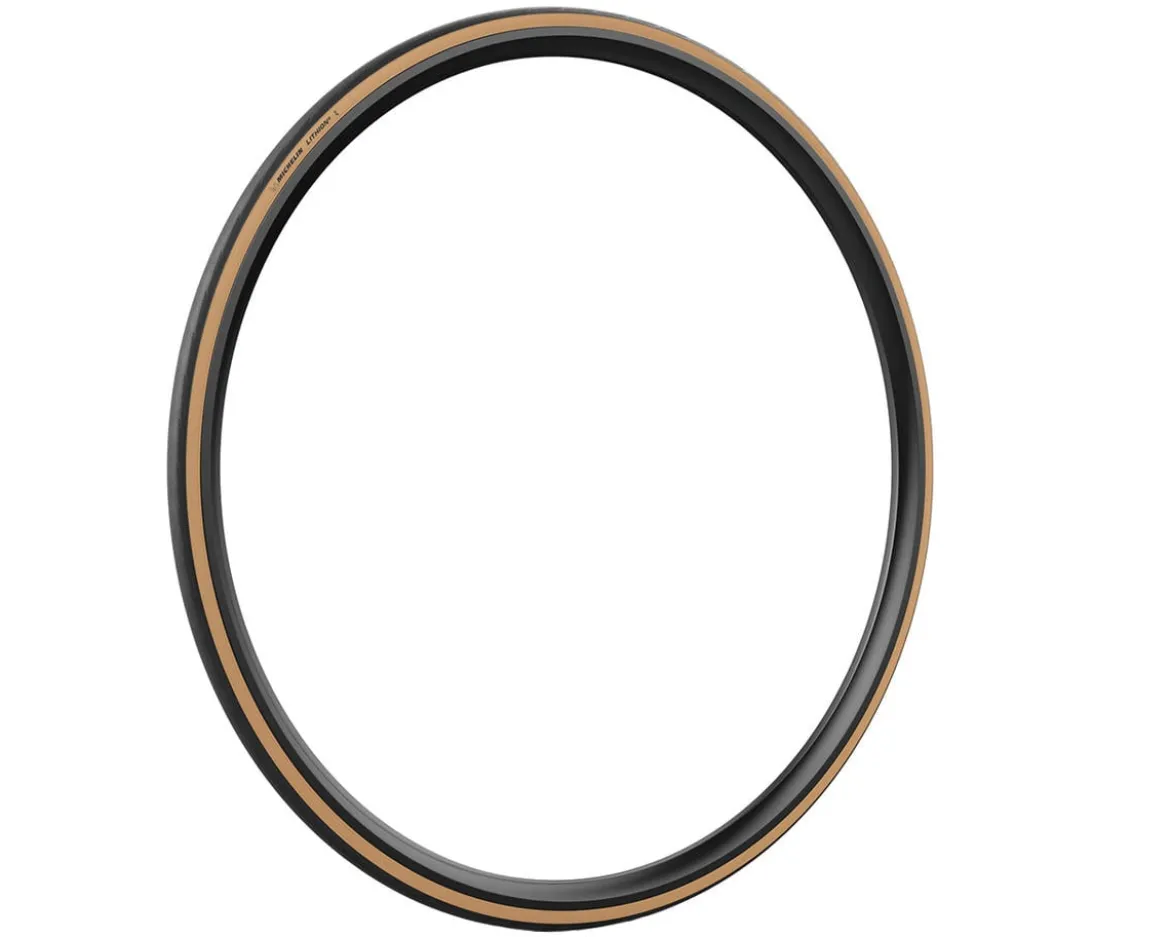 Michelin Lithion 4 Classic Road Tire (Tan Wall) (700c) (25mm) (Folding) (Magi-X)