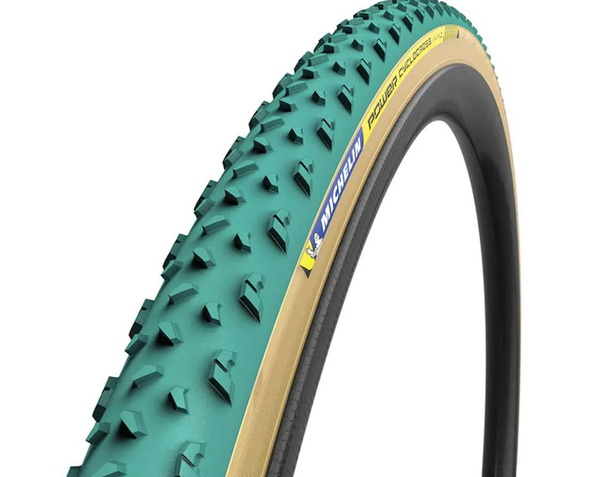 Michelin Power Cyclocross Mud Tubular Tire (Green) (700c) (33mm)