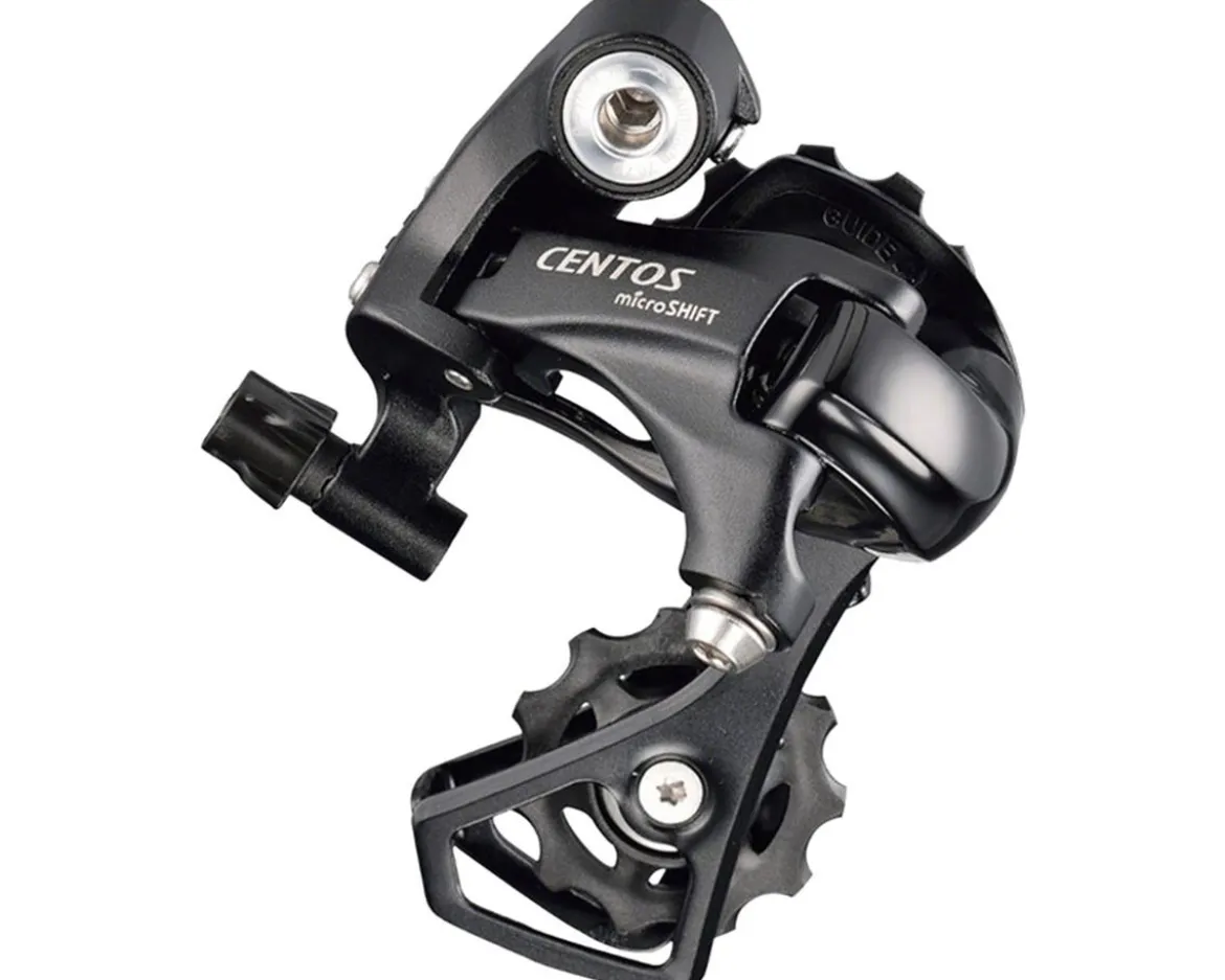 Microshift Centos Road Rear Derailleur (Black) (10 Speed) (Short Cage) (Shimano Tiagra 4700 Compatible)