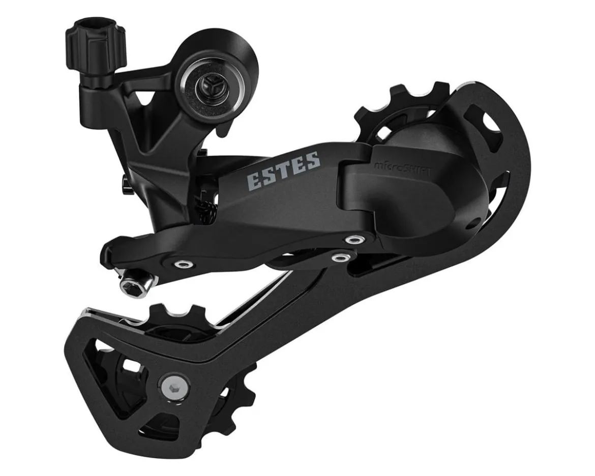 Microshift Estes Rear Derailleur (Black) (7/8/9 Speed) (Long Cage) (For 2x/3x)