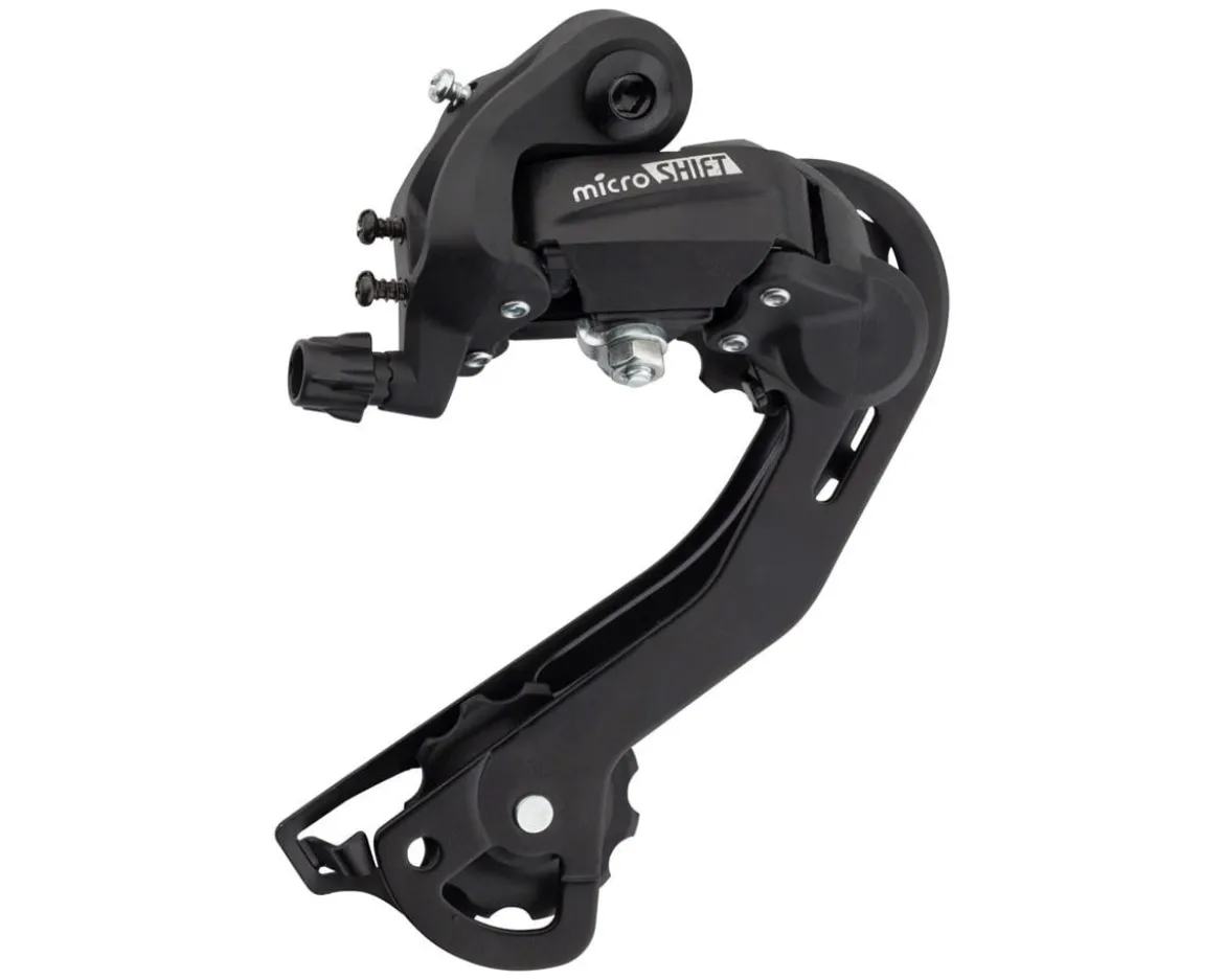 Microshift M21 Rear Derailleur (Black) (6/7 Speed) (Long Cage) (Shimano Compatible)