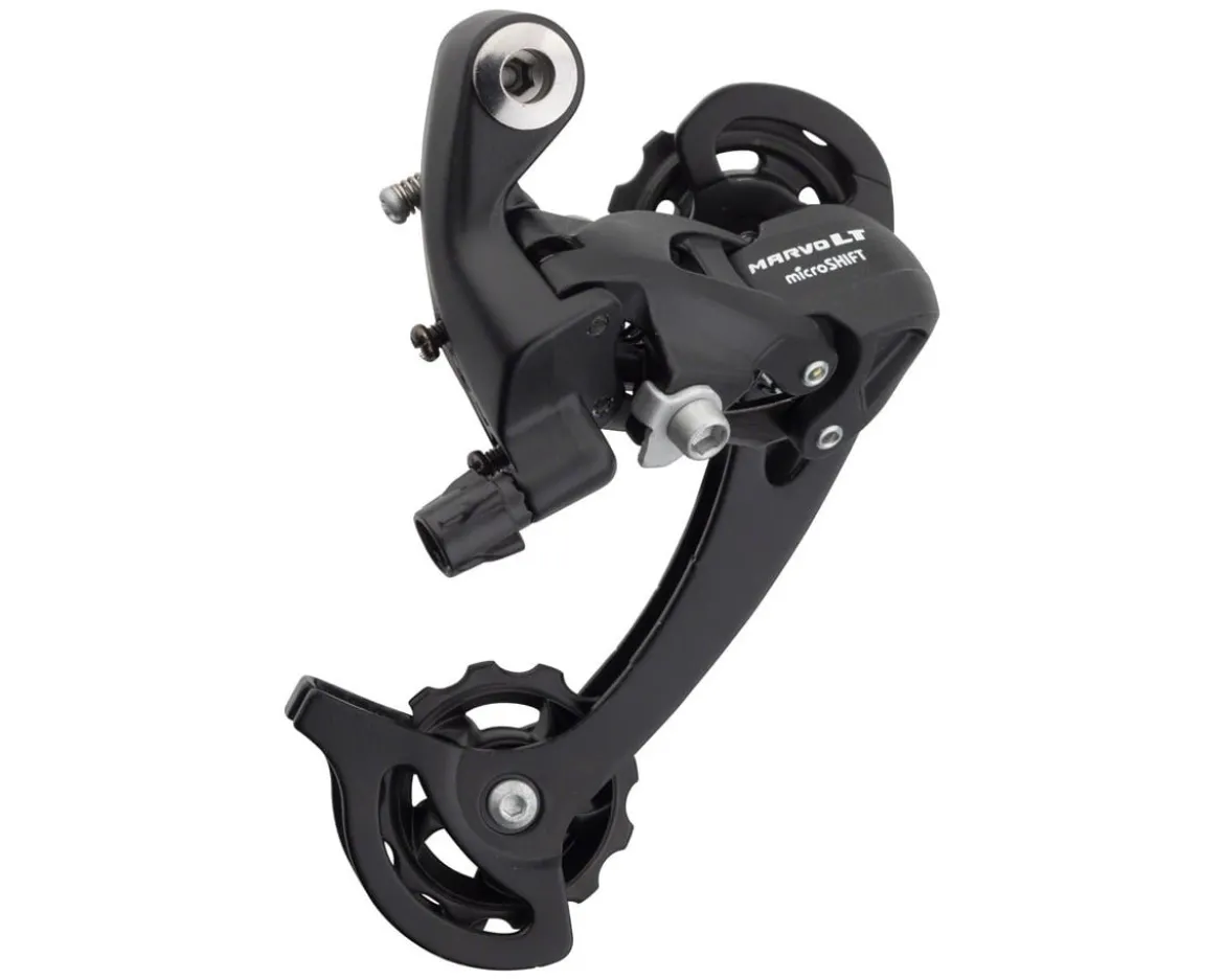 Microshift MarvoLT M46 Rear Derailleur (Black) (8/9 Speed) (Long Cage) (Shimano Compatible)