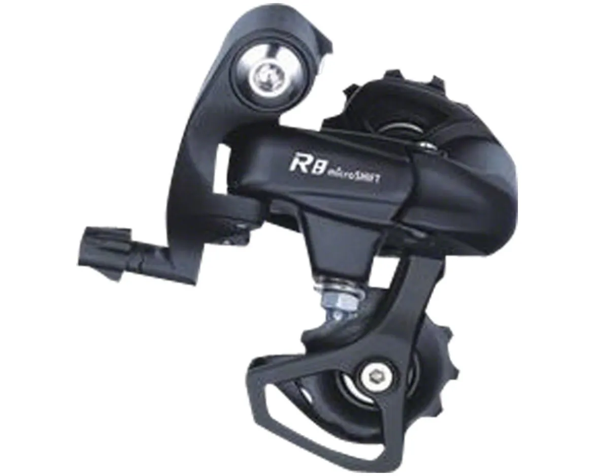 Microshift R8 Rear Derailleur (Black) (8/9 Speed) (Short Cage) (Shimano Compatible)