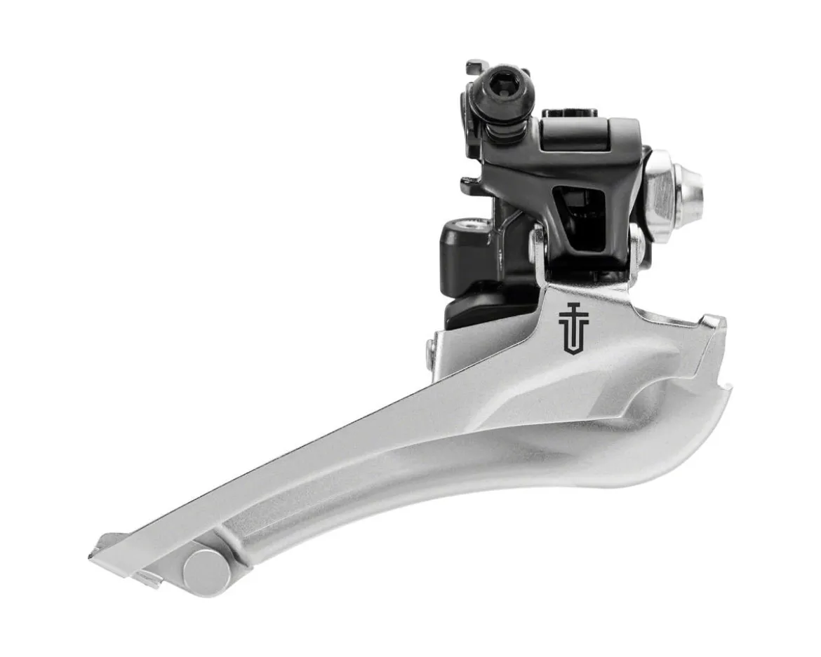 Microshift Sword Black Front Derailleur (2 x 9-Speed) (Bottom Pull) (Braze-On)