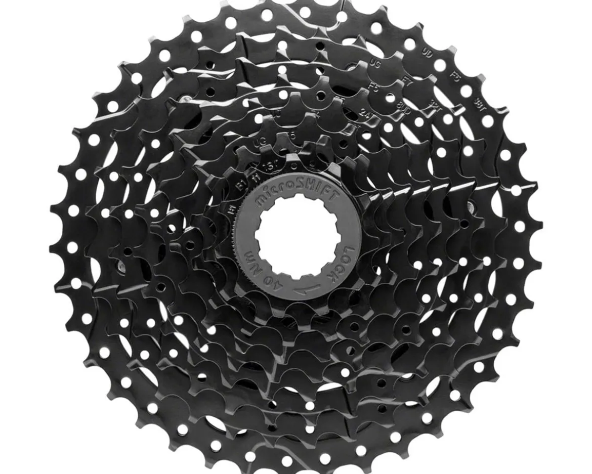 Microshift ADVENT Super Short Cassette (Black) (9 Speed) (Shimano HG) (11-38T)