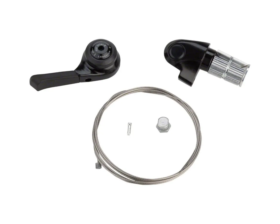 Microshift Bar End Shifter (Black) (Right) (8 Speed) (Shimano Compatible)