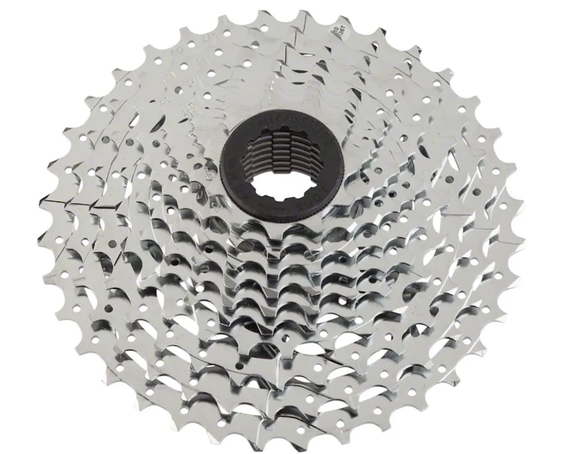 Microshift G10 Cassette (Silver/Chrome Plated) (10 Speed) (Shimano HG) (11-28T)
