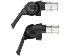 Microshift Mountain Bar End Shifter Set (Black) (Pair) (2/3 x 10 Speed) (Shimano Compatible)